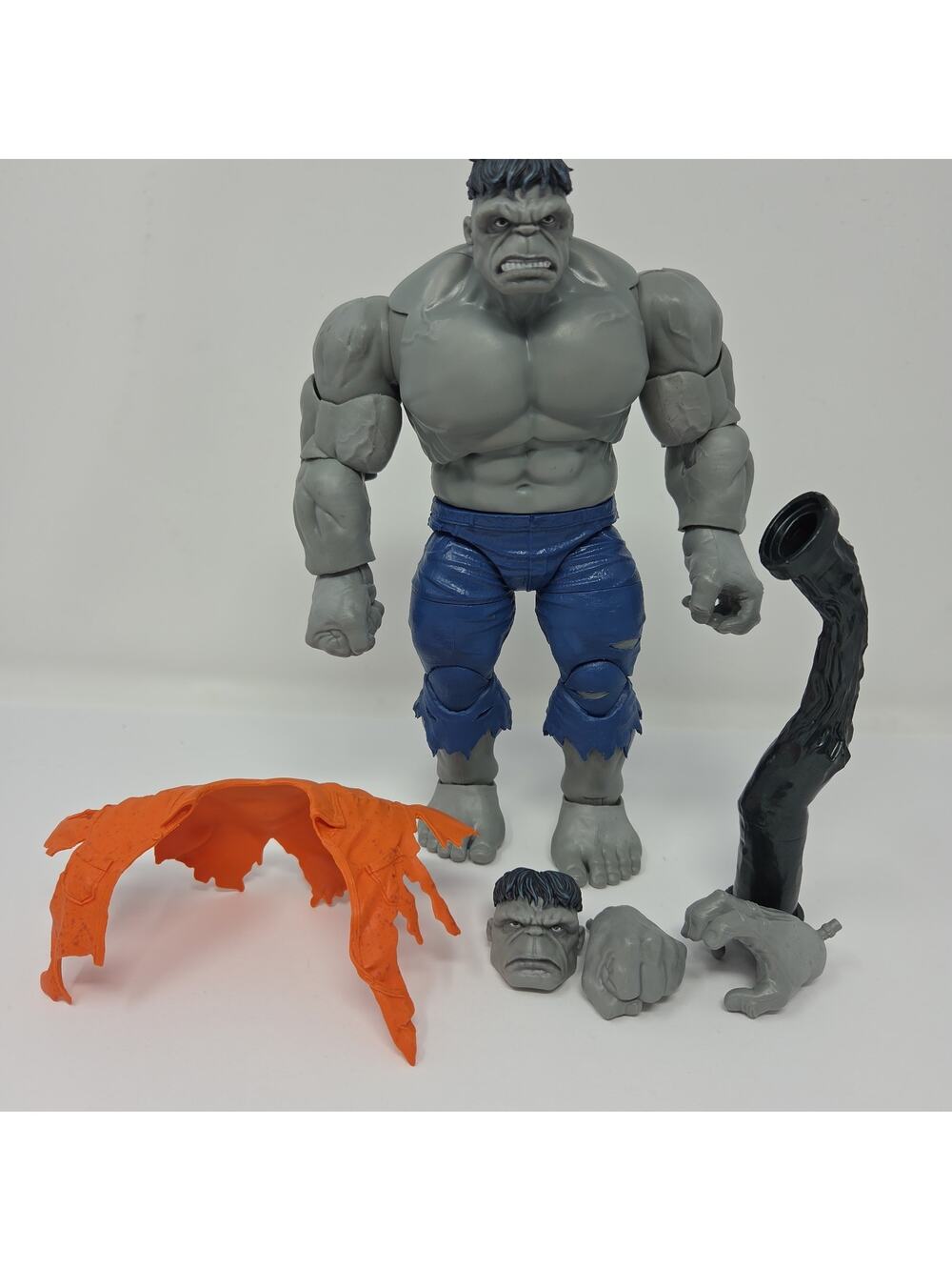 Marvel Legends Avengers 60th Grey Hulk Action Figure LOOSE Complete